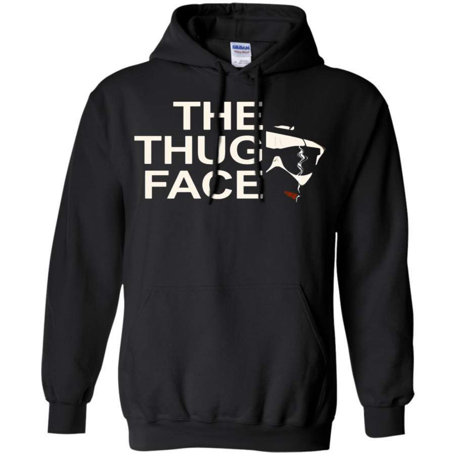 AGR The North The Thug Face Pug Dog Hoodie