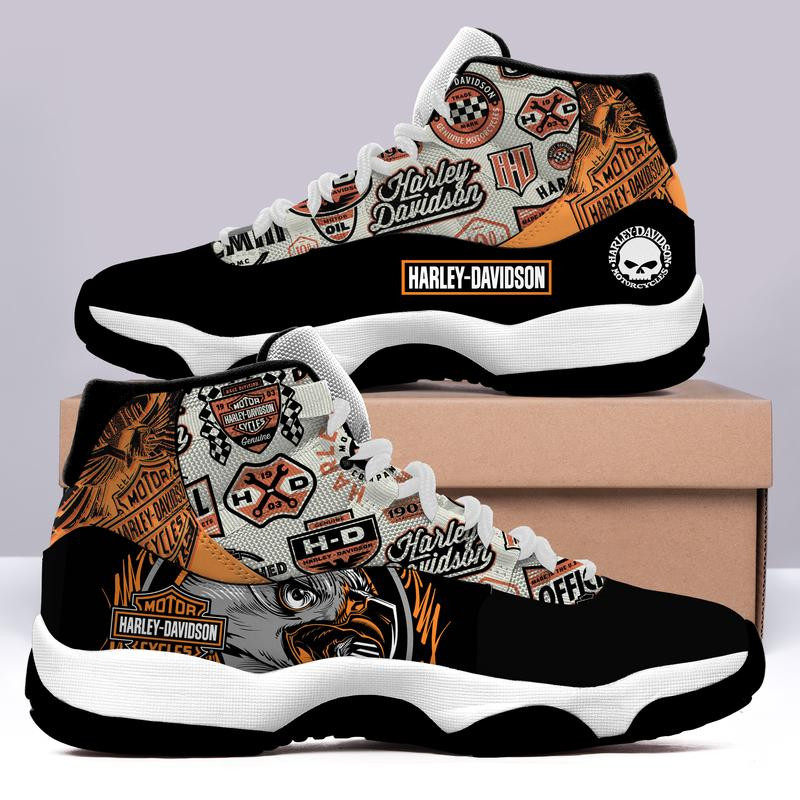 Harley Davidson Jordan 11 Sneaker