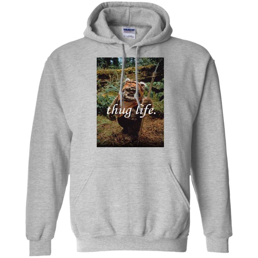 AGR Ewok Thug Life Gildan Pullover Hoodie