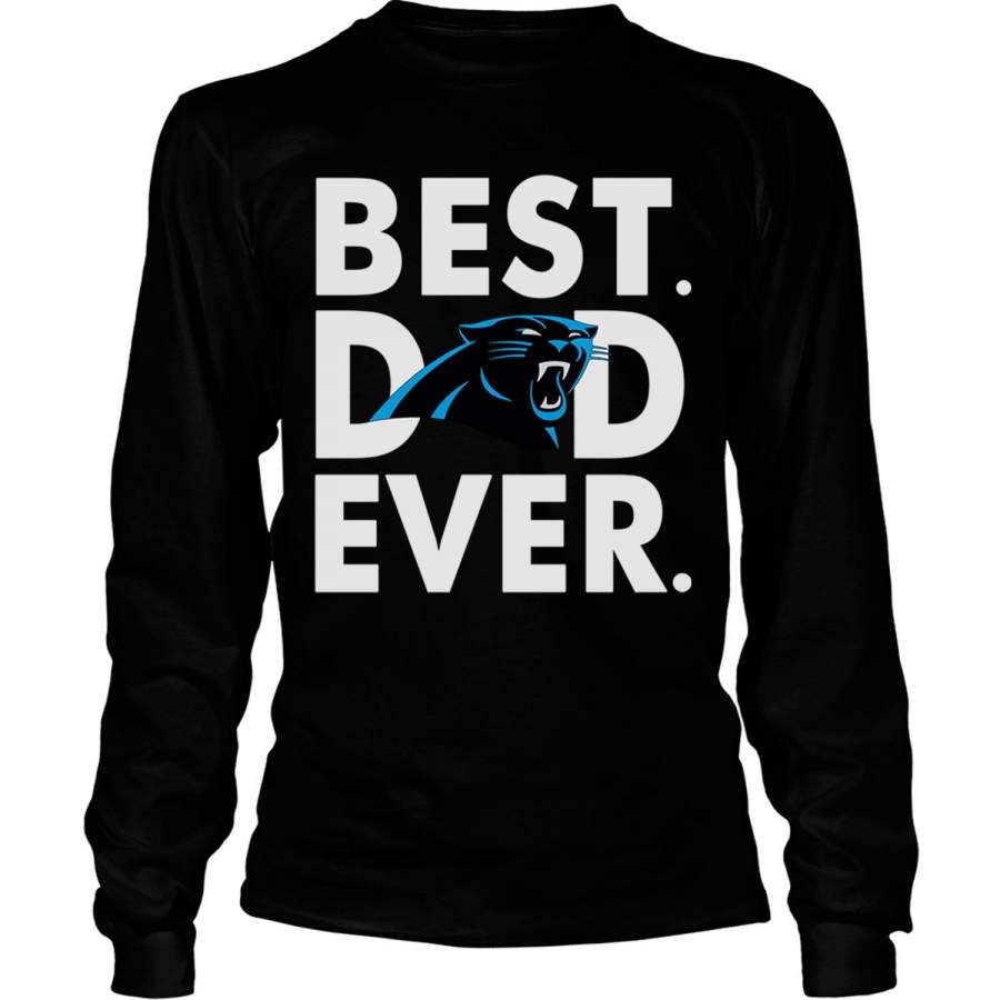 Best Dad Ever T Shirt, Carolina Panthers Logo T Shirt – Long Sleeve Tees