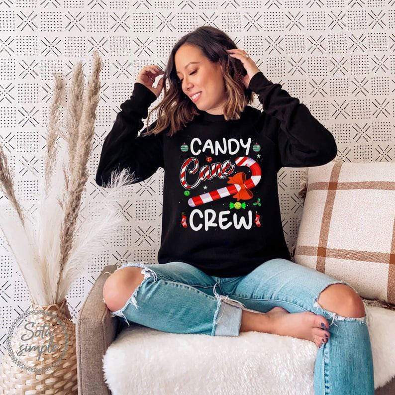 Candy Cane Crew Funny Christmas Candy Lover X-Mas Gifts Shirt – Dxtee