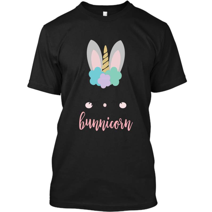 Bunnicorn Easter T-Shirt Girl Easter Bunny Gift Custom Ultra Cotton