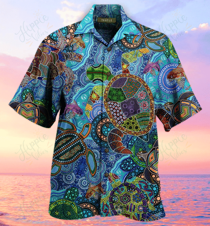 Amazing Turtle Hawaii Shirt Unisex Full Size Adult Colorful Ha55420