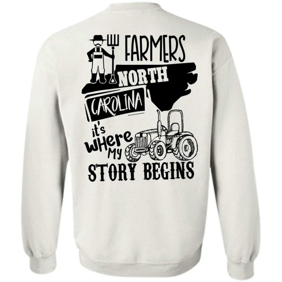 I Love Farming T Shirt, Farmers North Carolina Sweatshirt