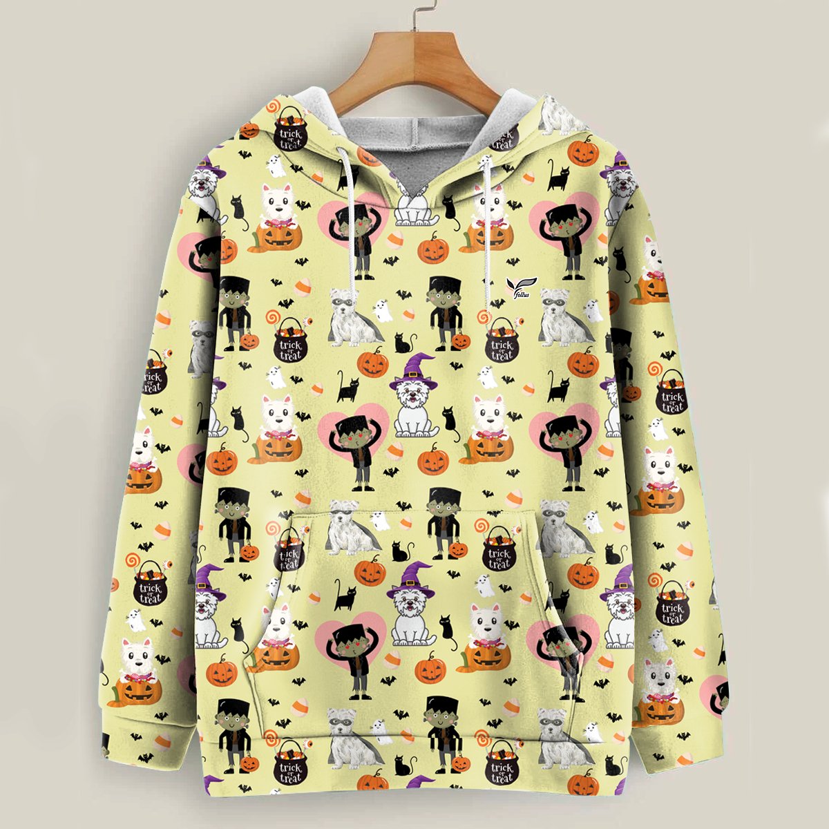 Trick Or Treat – West Highland White Terrier Halloween Hoodie