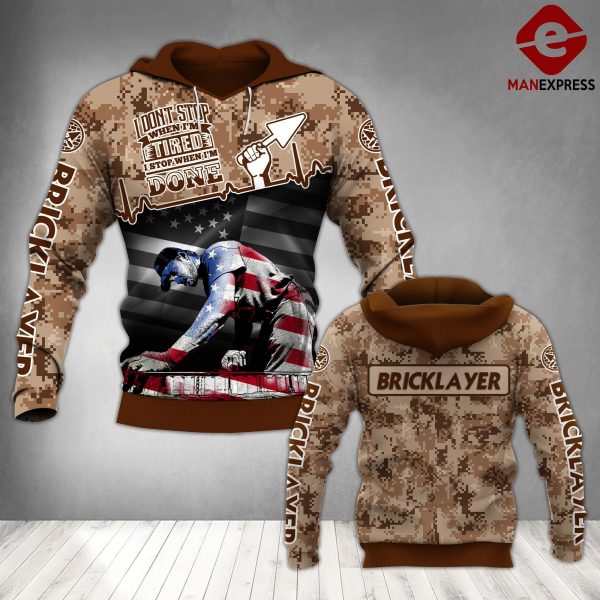 Men Patriot Day Hoodie Brown, 911 Patriot Hoodie, Bricklayer Patriot Usa Hoodie Lmt
