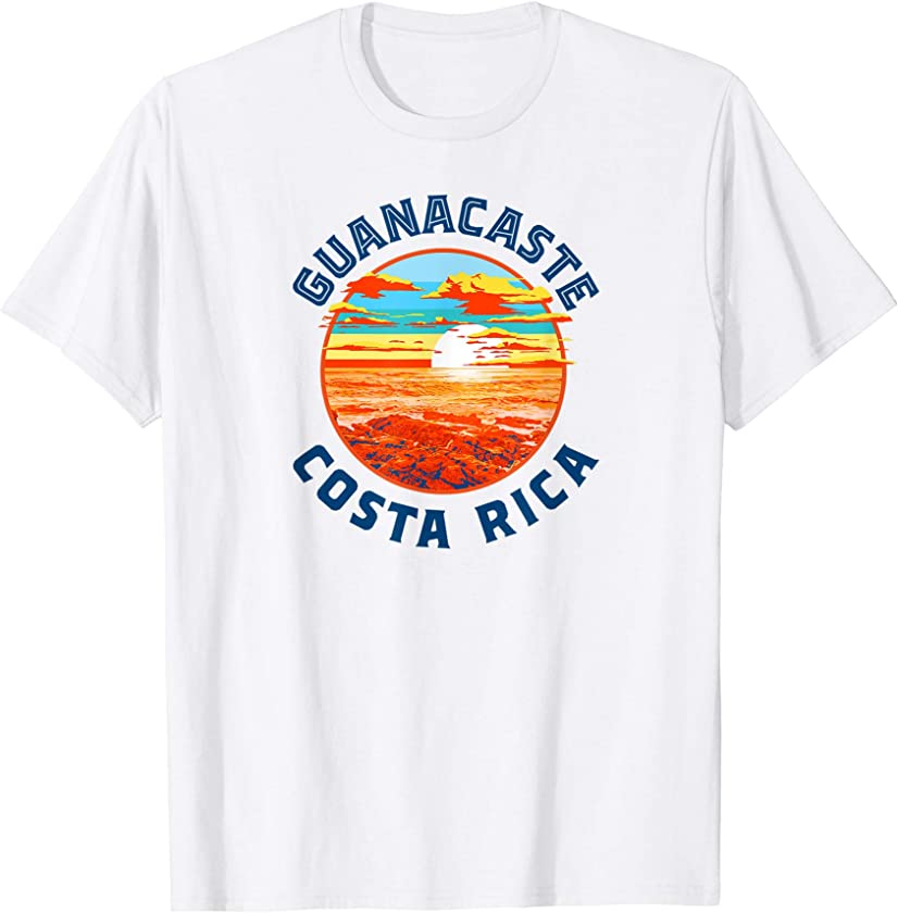 Vintage Guanacaste Costa Rica Retro Beach & Surf Graphic T-Shirt