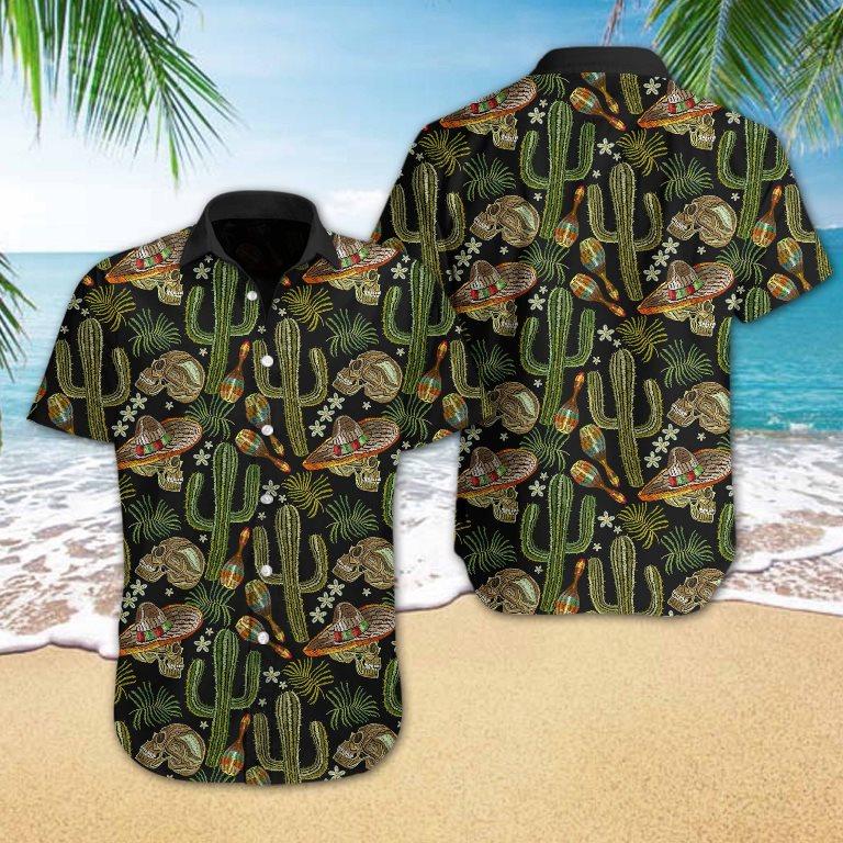 Skull Cactus Hawaii Shirt For Men Women Adult Ha100725