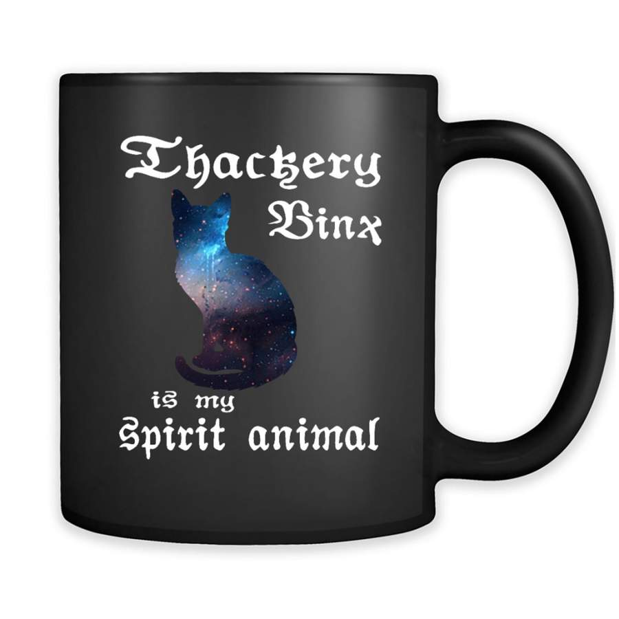 Thackery Binx Is My Spirit Animal – Full-Wrap Coffee Black Mug