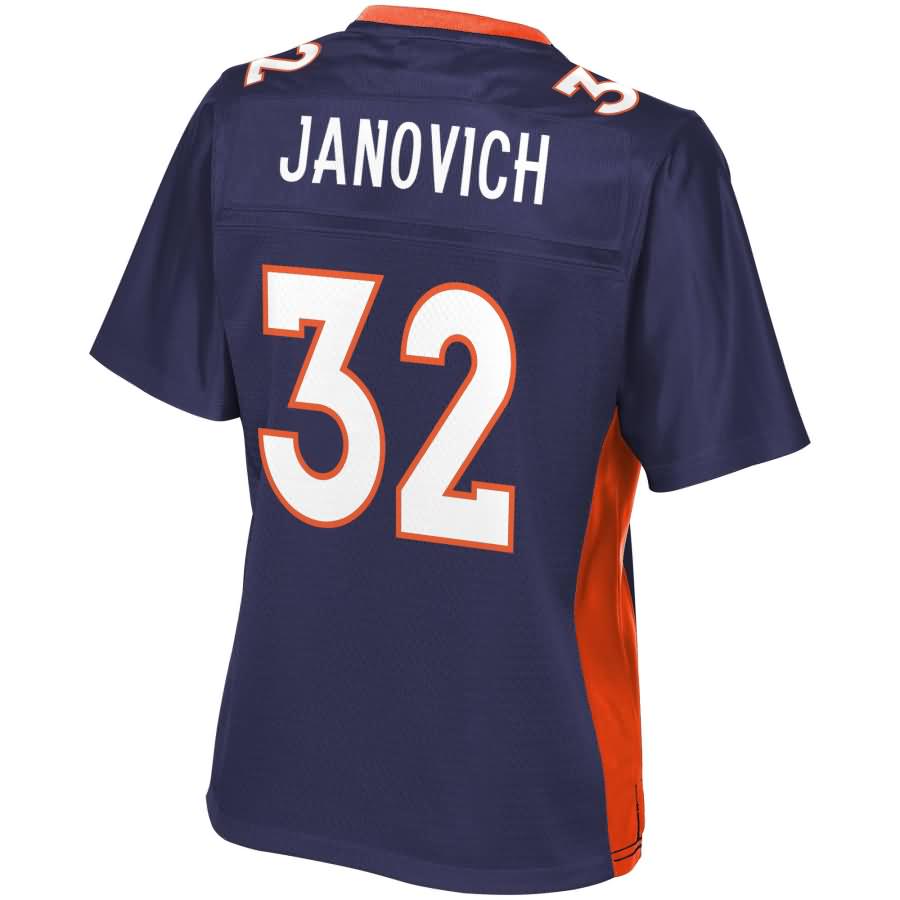 Andy Janovich Denver Broncos NFL Pro Line Womens Alternate Player Jersey – Navy