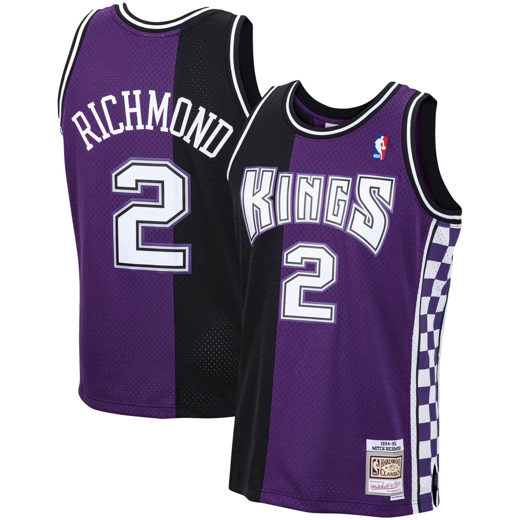 Mitch Richmond Sacramento Kings Mitchell & Ness Hardwood Classics Swingman Jersey – Purple