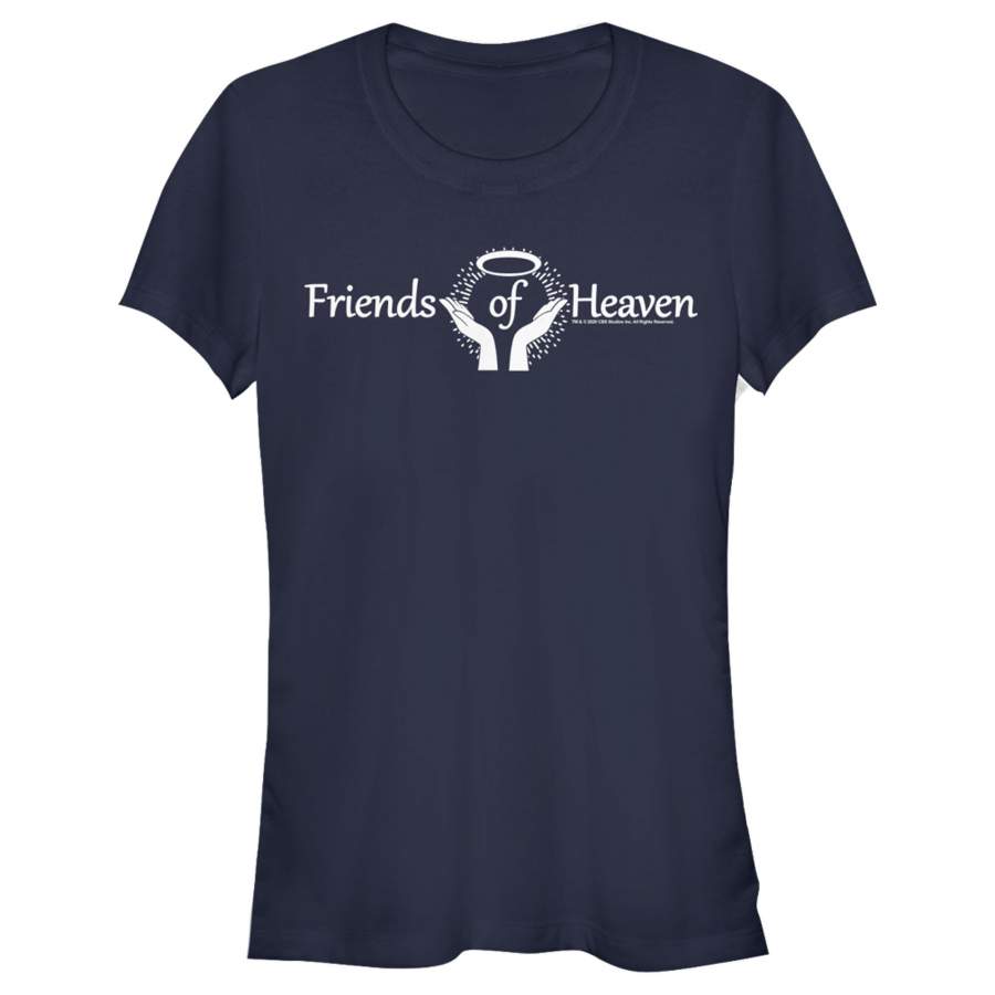 Dead to Me Junior’s Friends of Heaven Logo  T Shirt