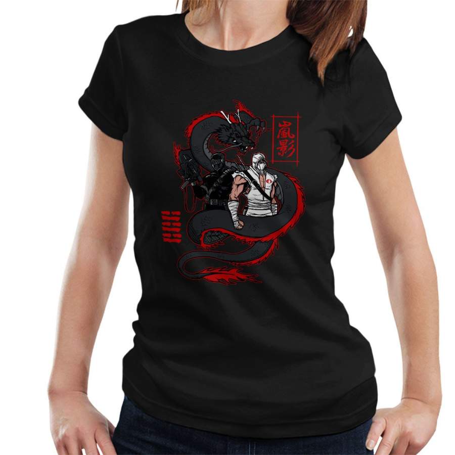 Arashikage Clan Storm Shadow Snake Eyes GI Dragon Joe Women’s T-Shirt