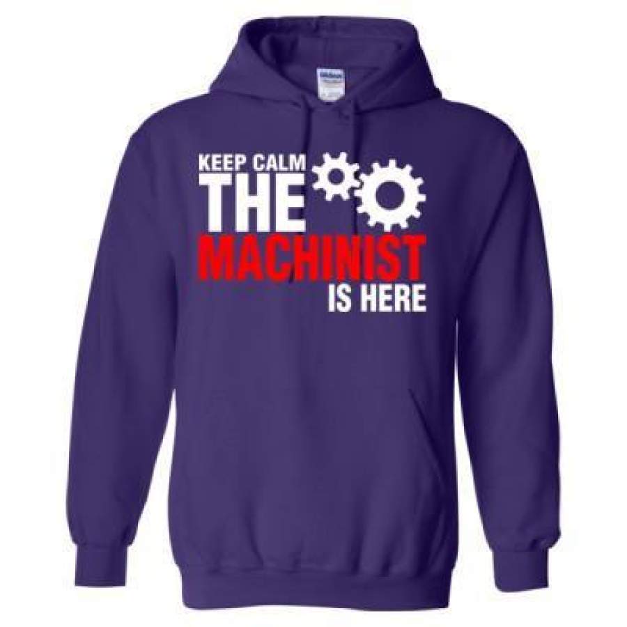 AGR Keep Calm The Machinist Is Here – Heavy Blend™ Hooded Sweatshirt