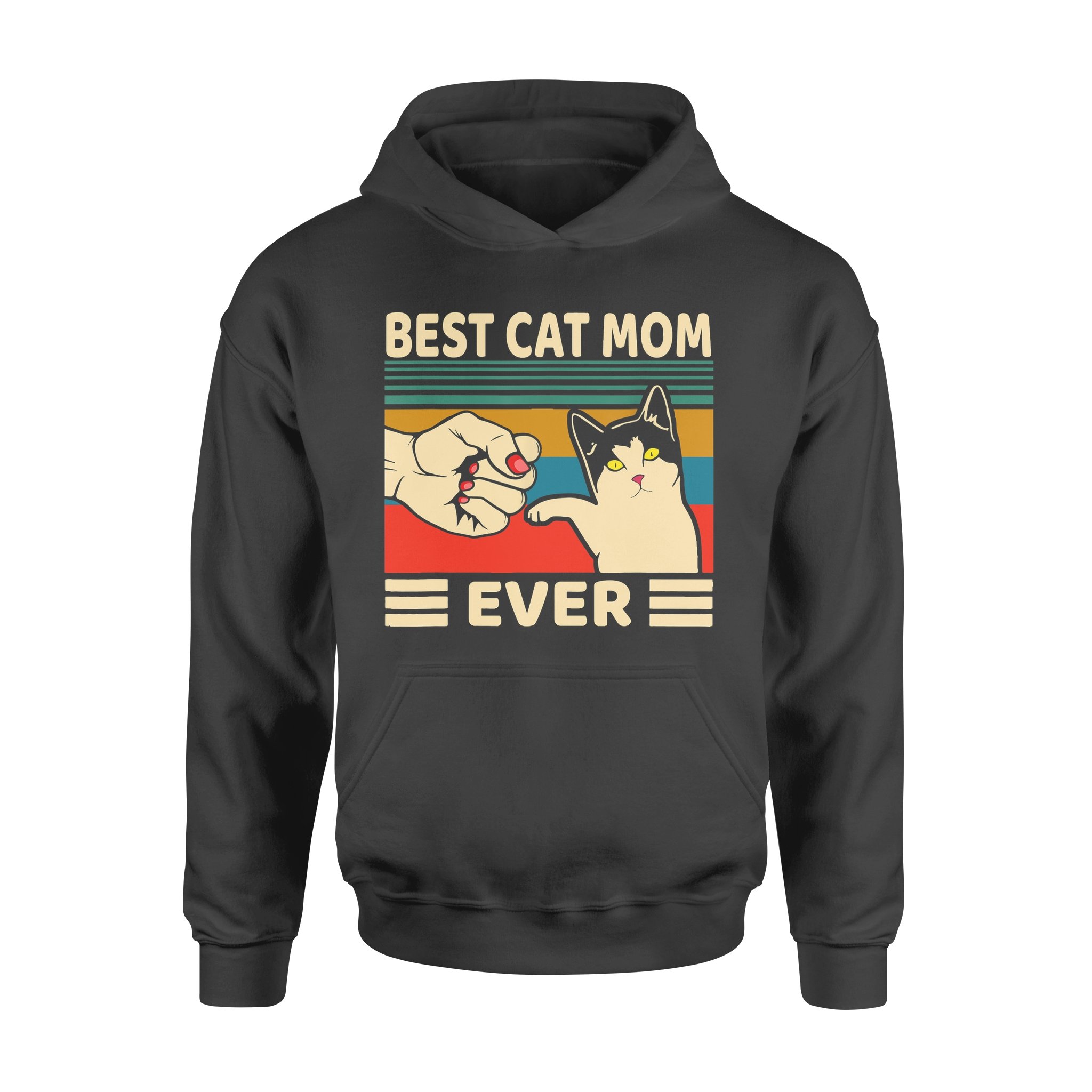 Best Cat Mom Ever Women Vintage Bump Fit Mother’s Day – Standard Hoodie