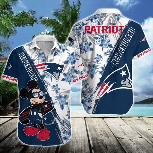 New England Patriots Button Shirt Bg812