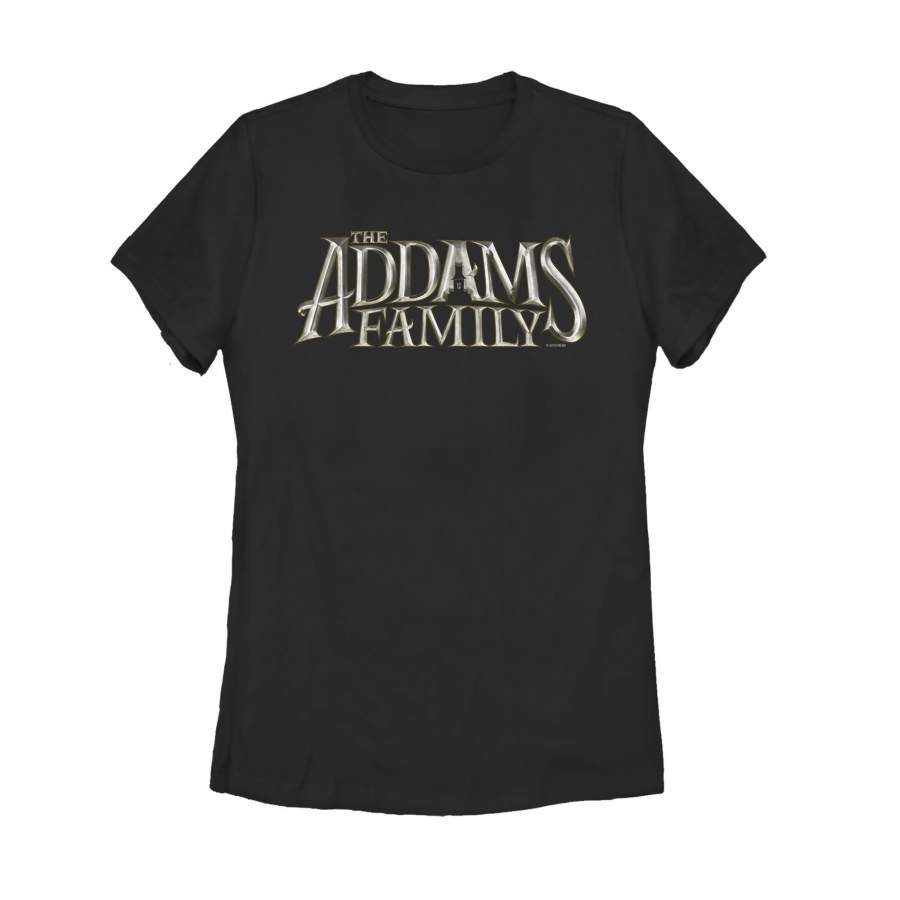 Addams Family Women’s Movie Logo  T Shirt