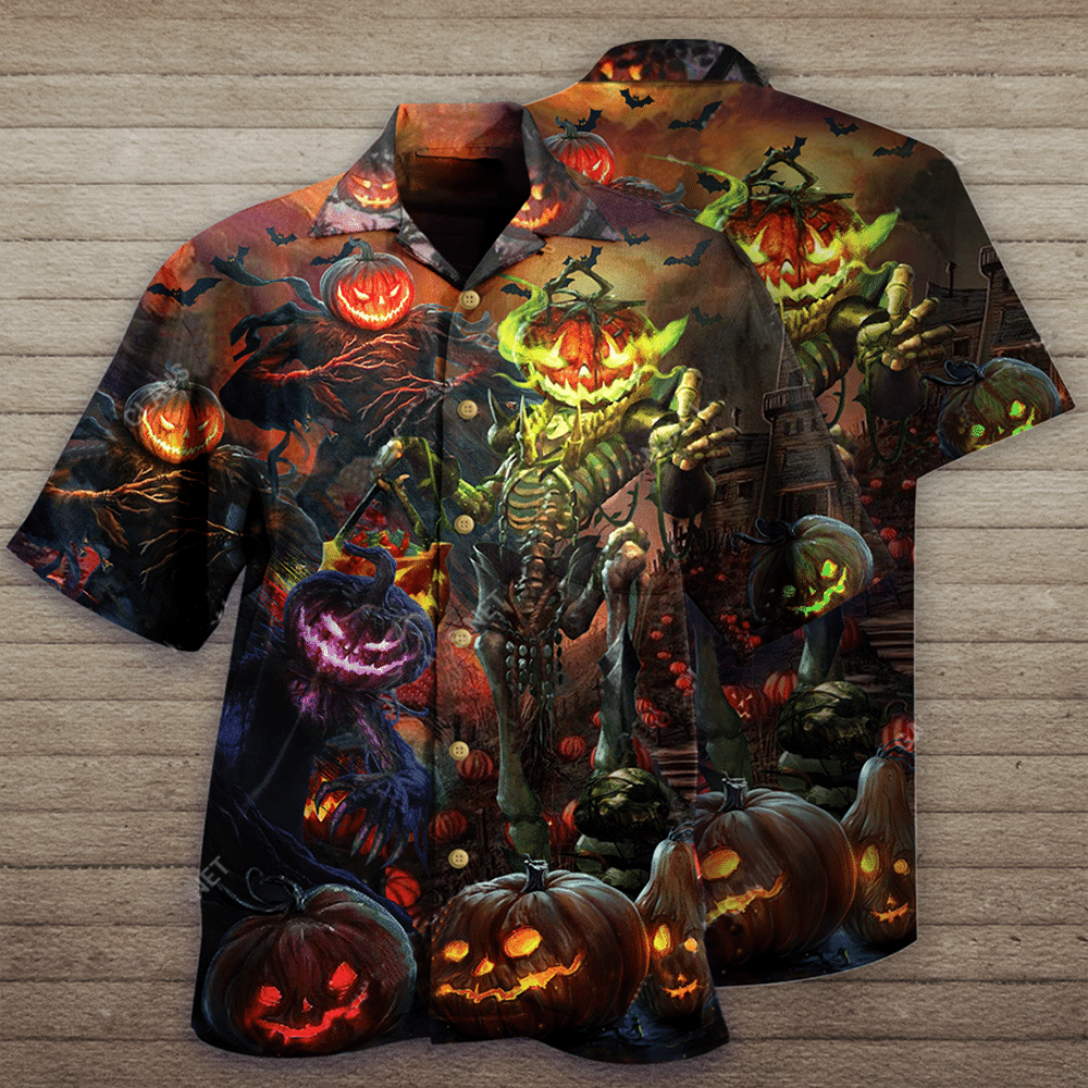 Get Now Halloween Pumpkin King Unisex Hawaii Shirt Ha28623