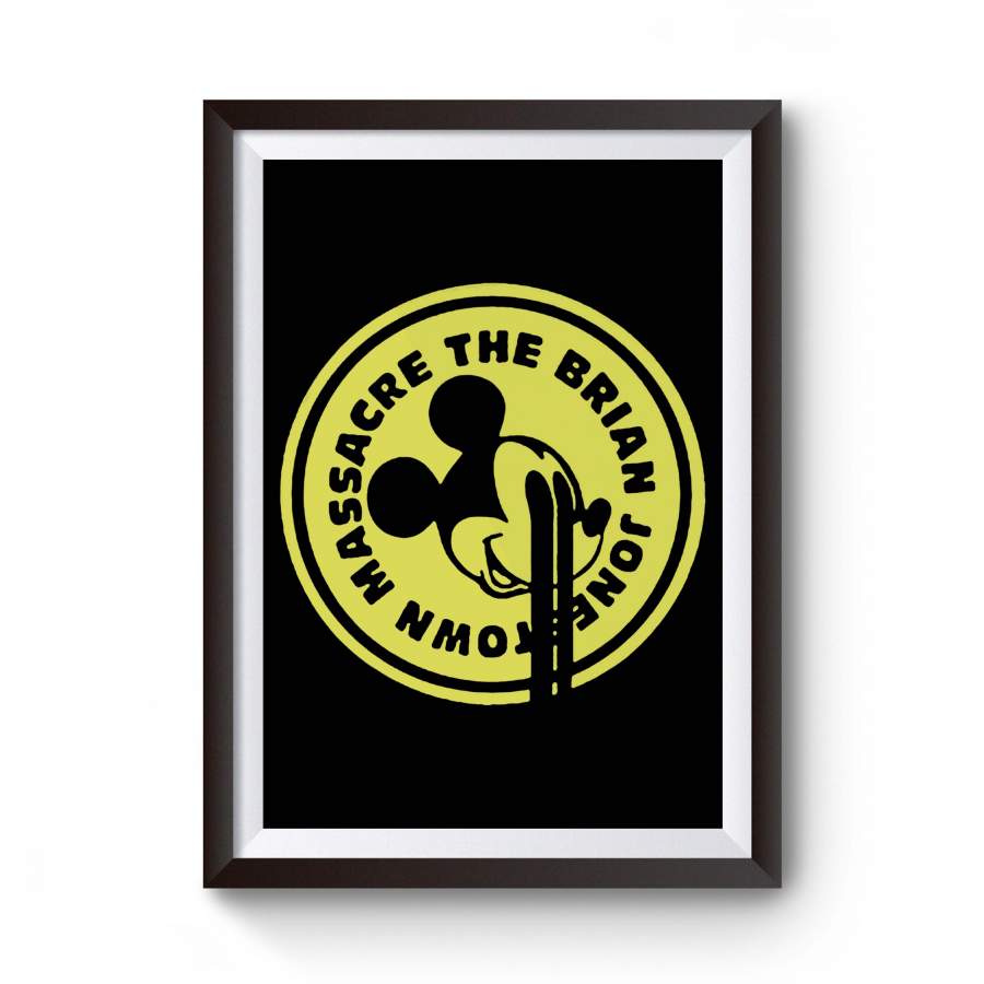 The Brian Jonestown Massacre Alternate Design Vintage Punk Retro Emo 80’s Monotone Massacre Dandy Warhols Poster