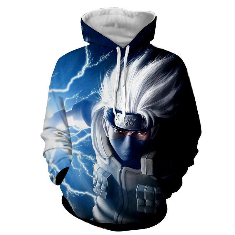 Kakashi Hatake Chidori 3D Hoodie