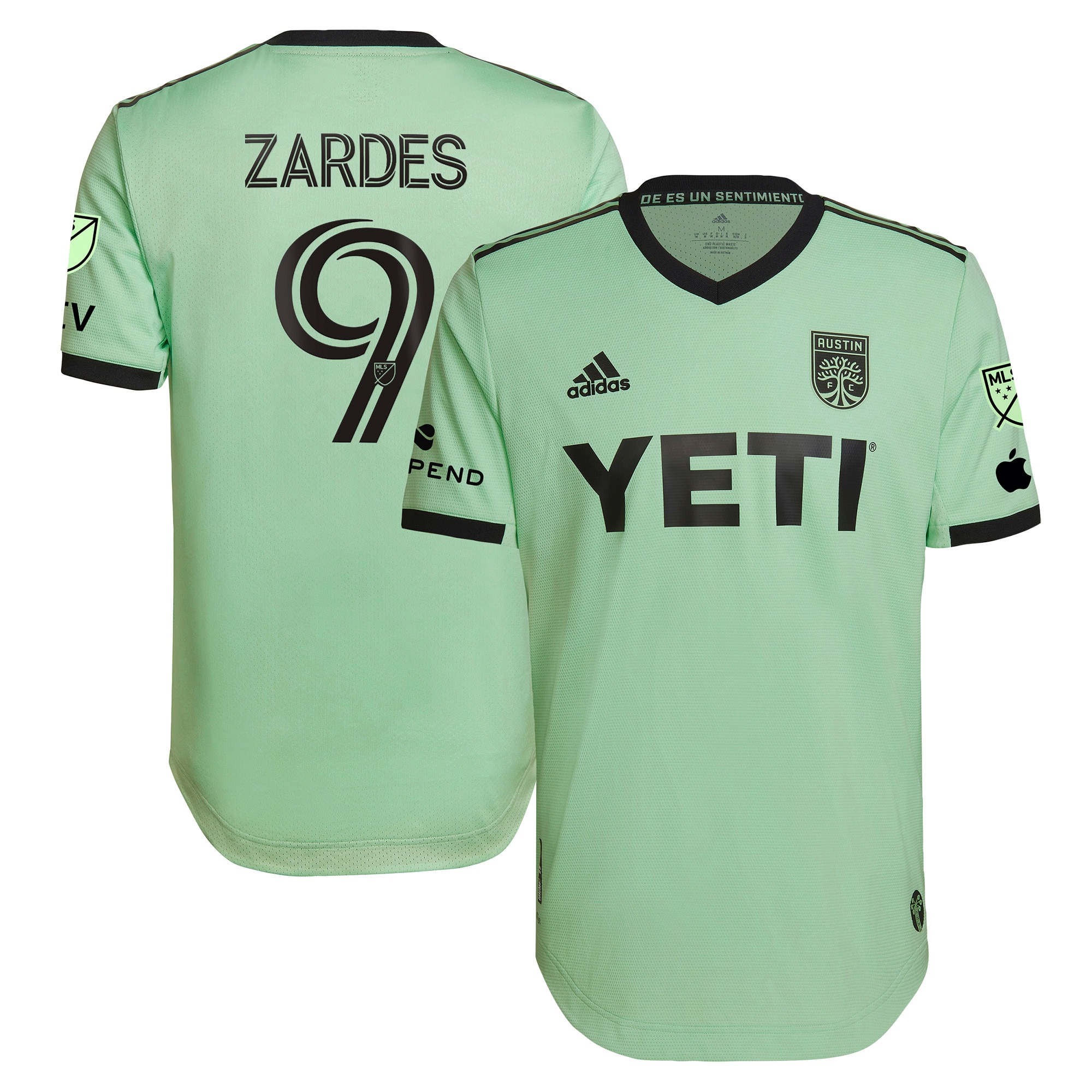 Gyasi Zardes Austin FC 2023 The Sentimiento Kit Authentic Player Jersey – Mint