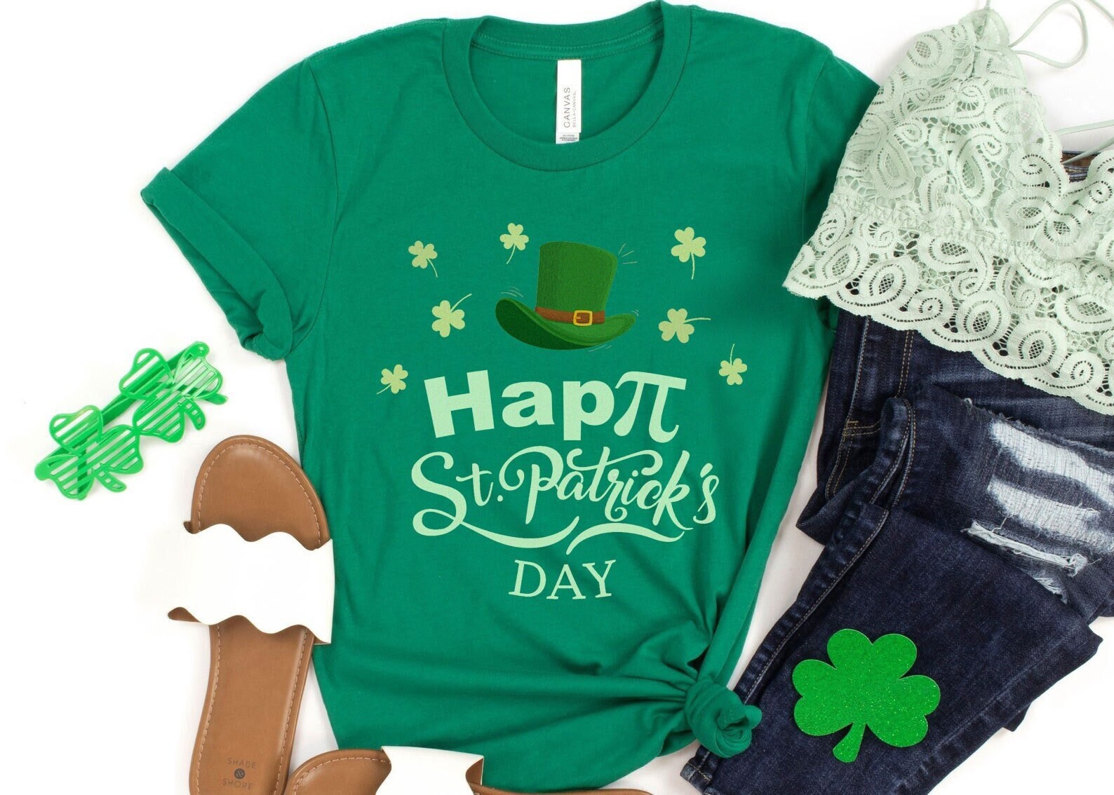 Math Teacher St. Patricks Day shirt | Funny Math teacher shirt for St Pattys Day, Pi Irish Shirt, Lucky Math Teacher TShirt, Math Nerd Shirt