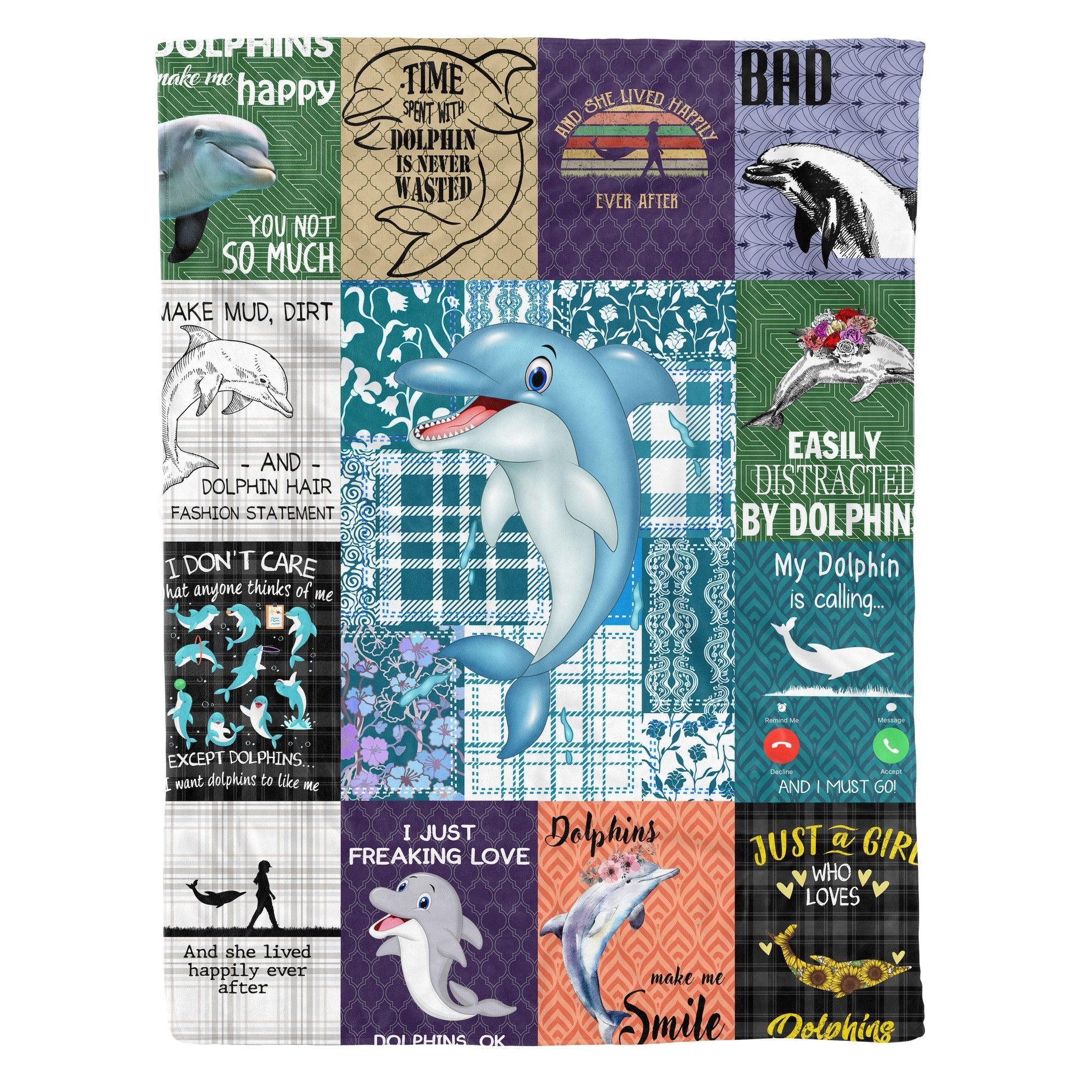 Dolphin DTC1811814 Fleece Blanket