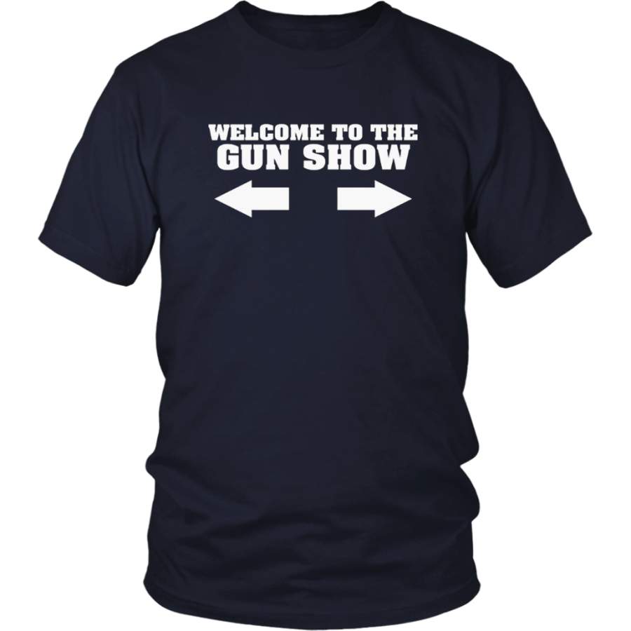 Welcome to The Gun Show Sarcastic Gym Lifting Workout Mens Funny T-Shirt