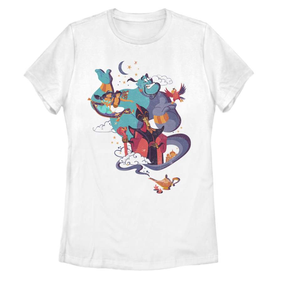 Aladdin Women’s Cartoon Poster  T Shirt