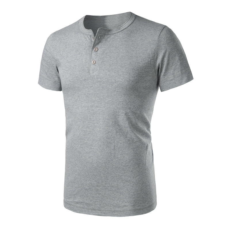 Vintage Short Sleeve Henley T-Shirt