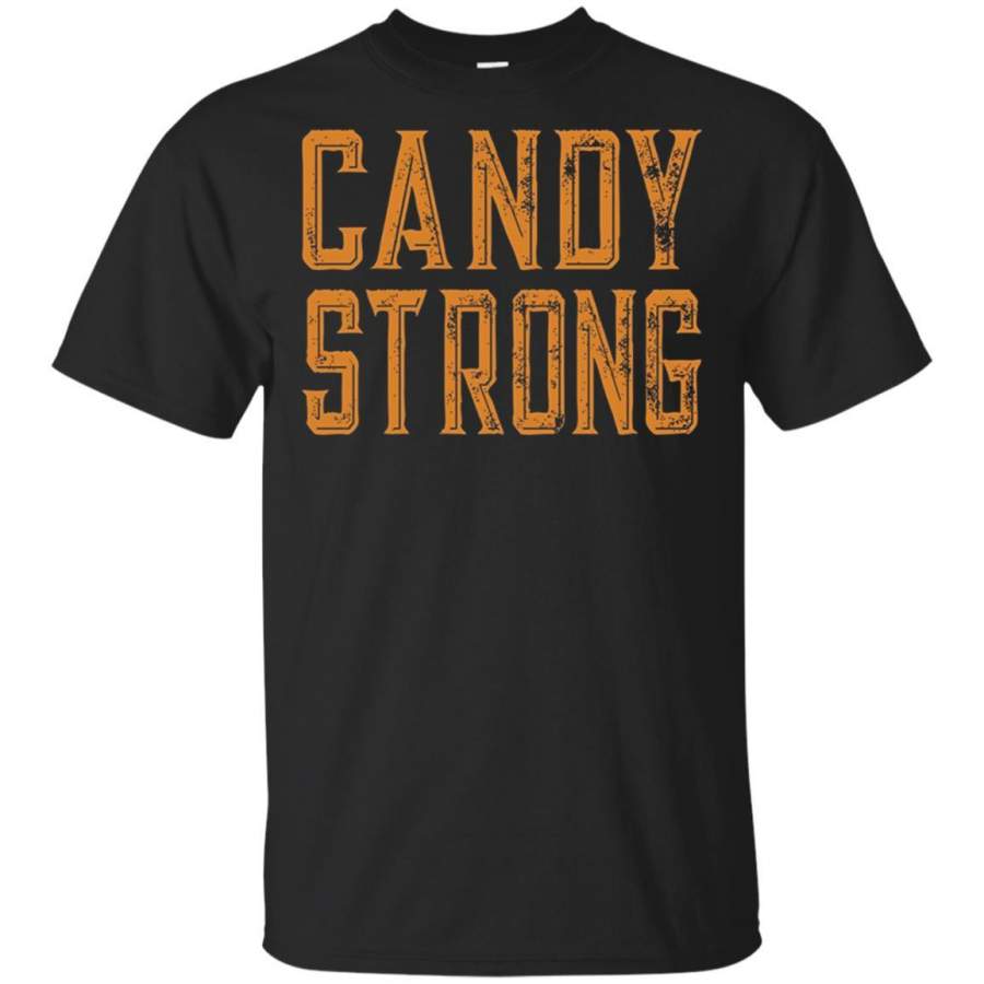 Candy Strong Halloween T-shirt Funny