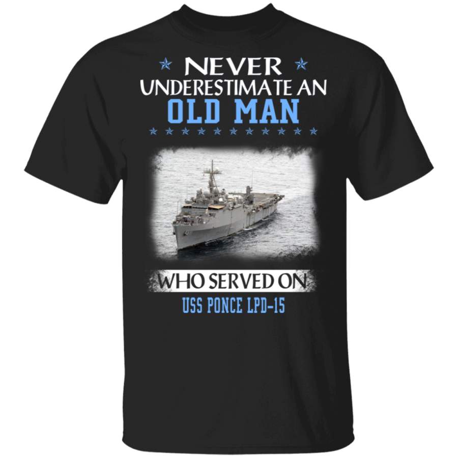 USS Ponce LPD-15 Veterans Day Christmas Gift T-Shirt