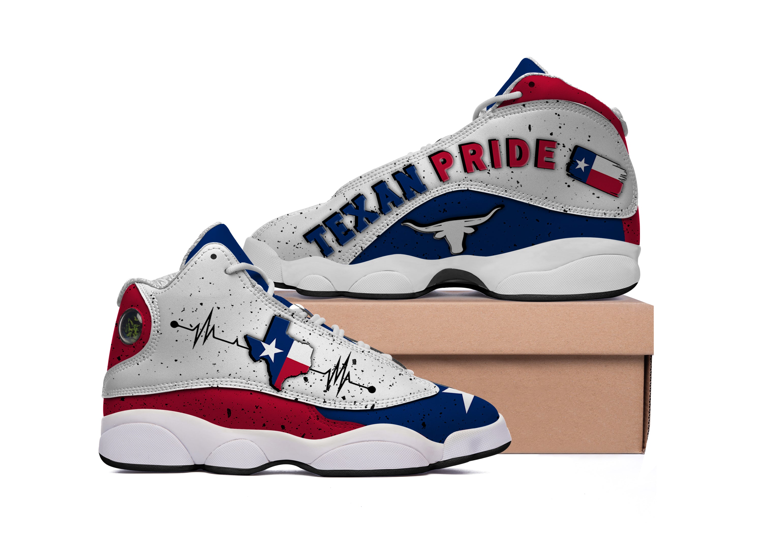 Texan Shoes, Texas Pride Flag Sneakers – Spankietshirt Shop