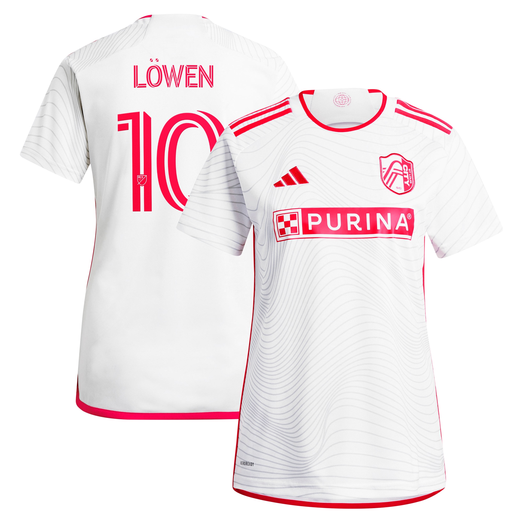 Eduard Löwen St. Louis City SC Women's 2024 The Confluence Kit Replica Player Jersey – White