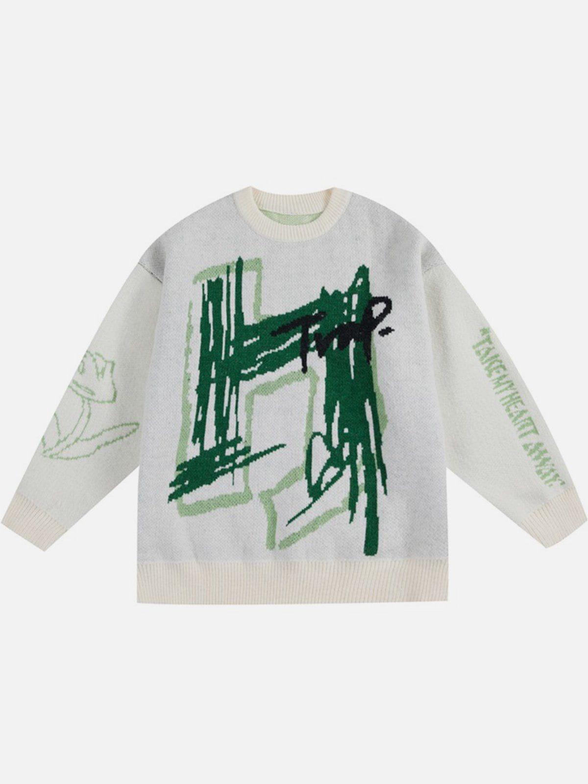 Talishko™ – Abstract Line Design Sweater