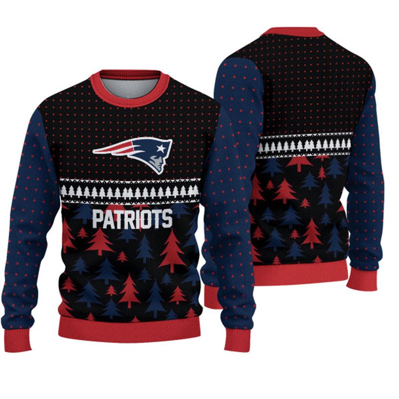 New England Patriots Christmas Sweatshirt 3D