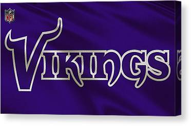 3 Minnesota Vikings Uniform Joe Hamilton Canvas Print