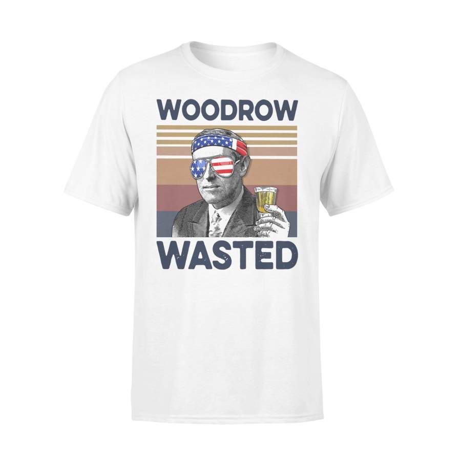 Indepence Day 4thh Of July Drink Beer Woodrow Wasted Vintage T-shirt