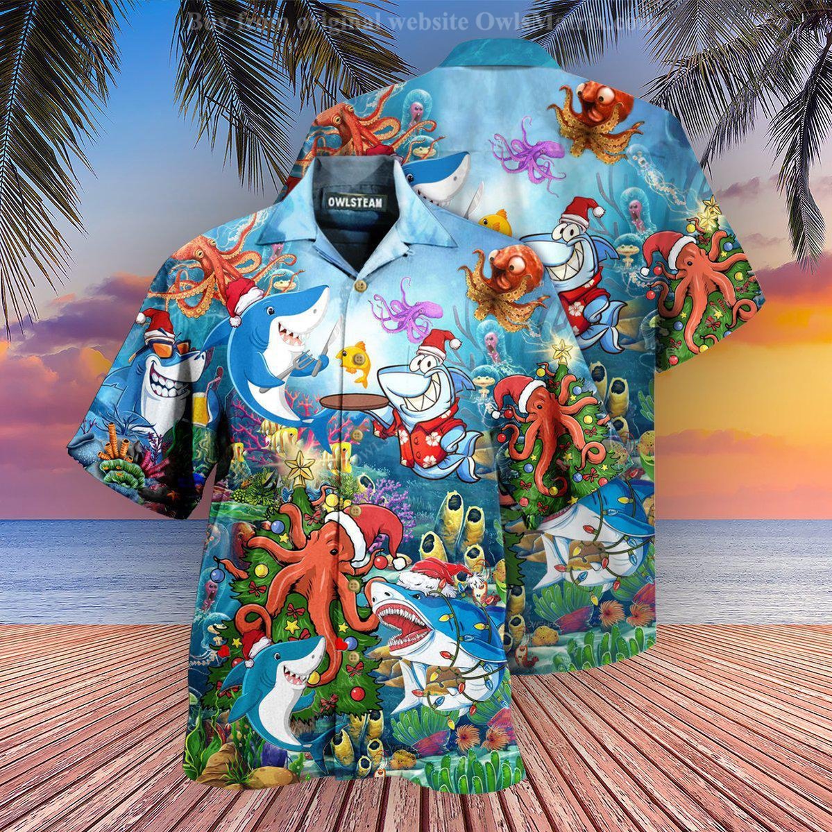 Sharks Happy New Year Edition – Hawaiian Shirt