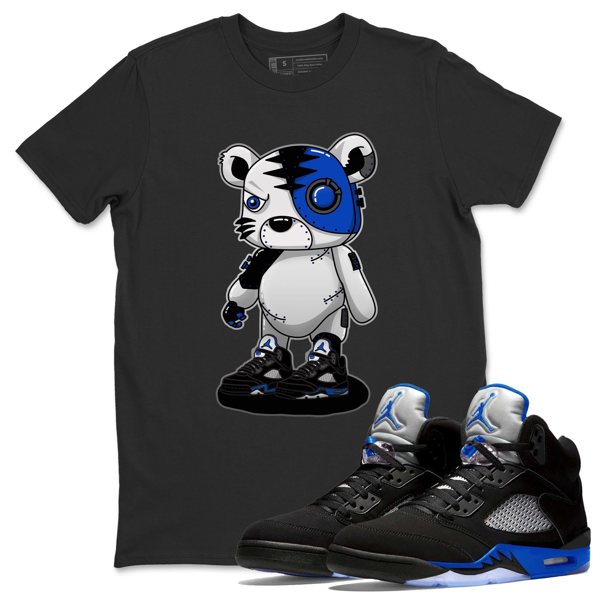 Cyborg Tiger T-Shirt – Air Jordan 5 Racer Blue