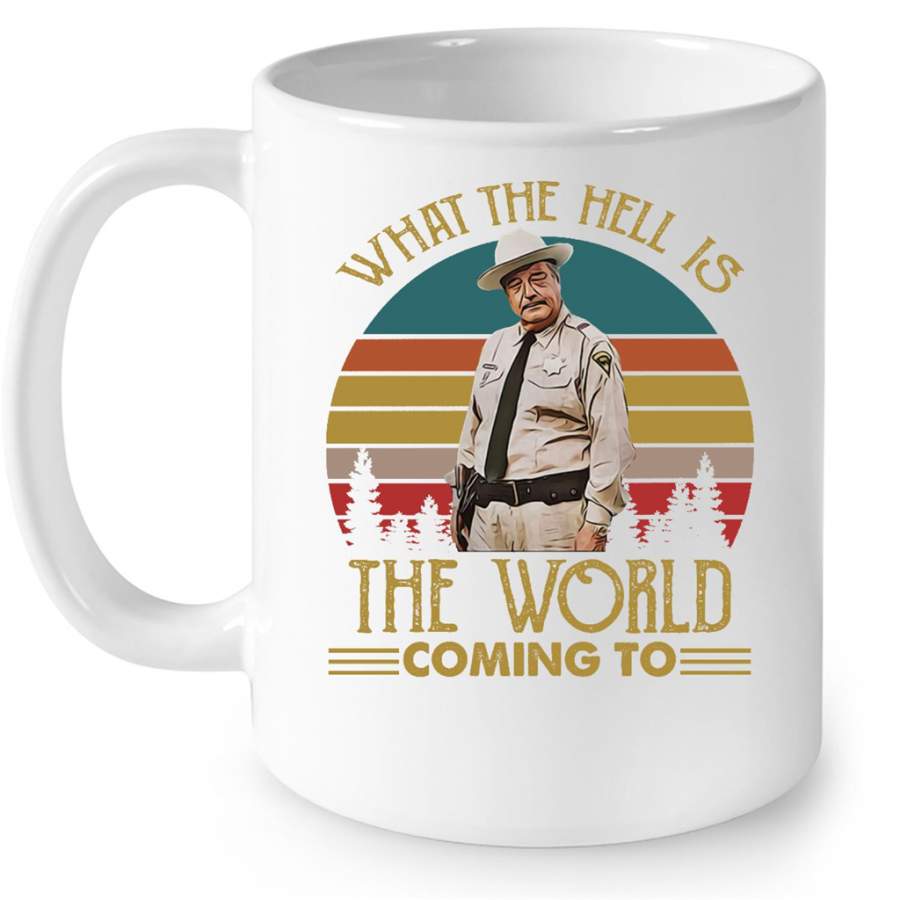 Trucks Lover What The Hell Is The World Coming To Classic Vintage – Full-Wrap Coffee White Mug