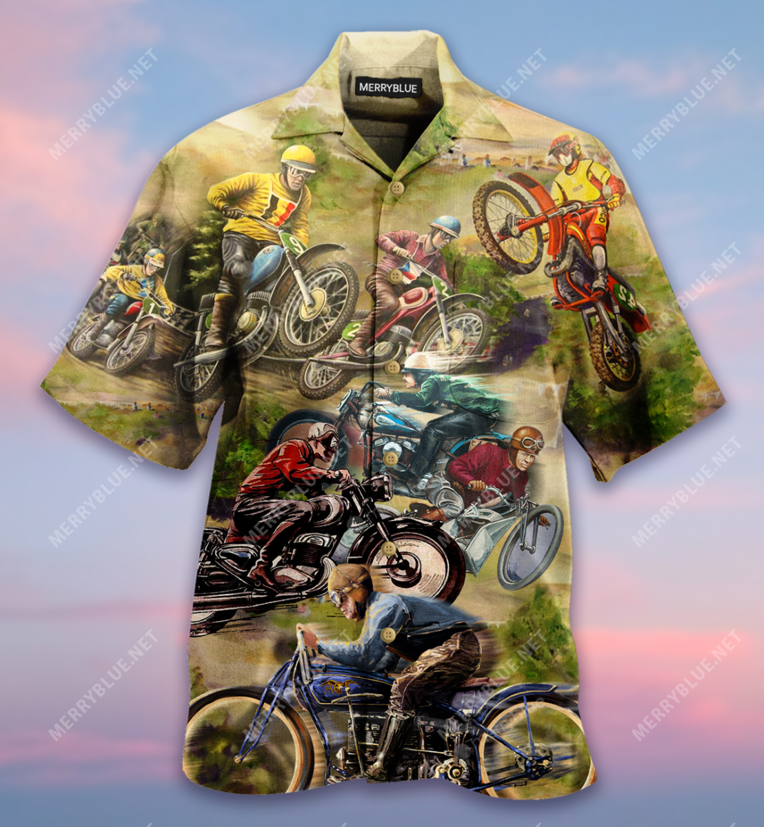 My Motorcycle Is Therapy Unisex Hawaii Shirt Hawaii Ha1622