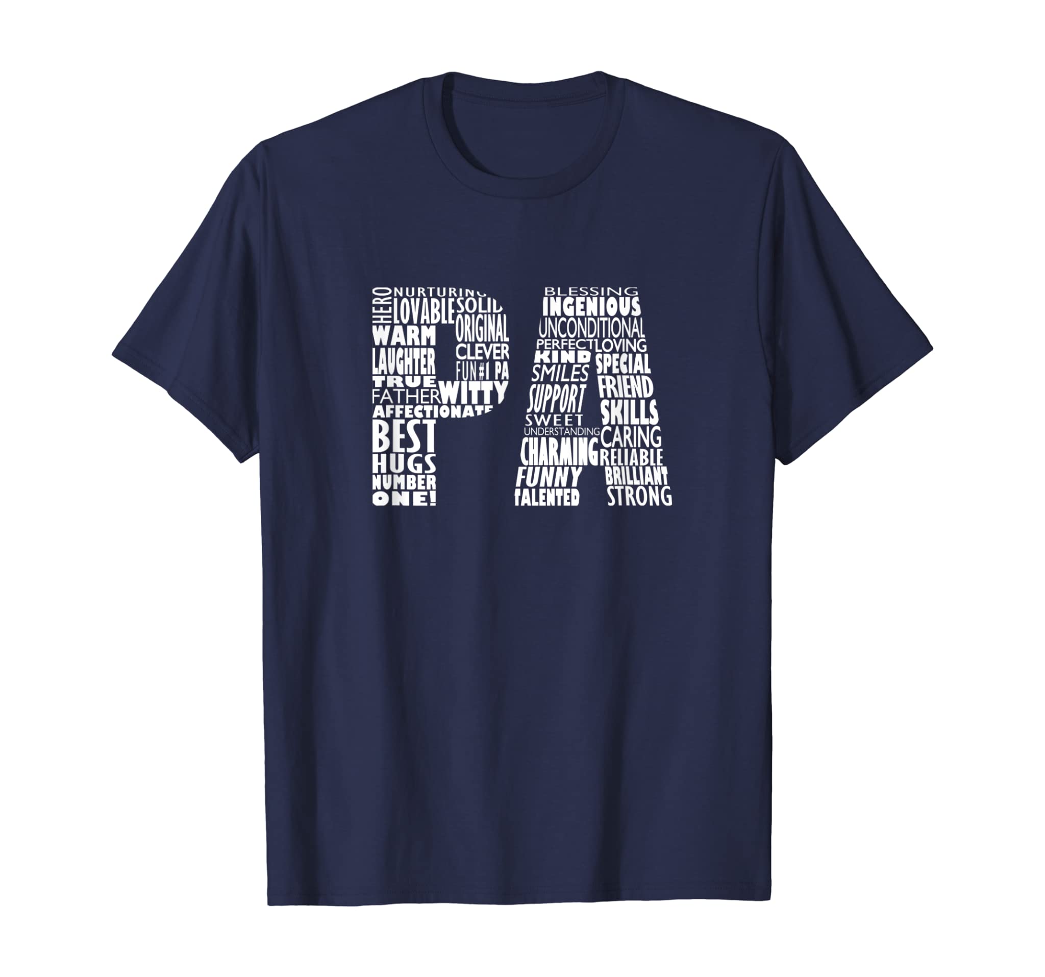 Mens Pa Dad Grandpa T-Shirt Word Cloud Shirt Father’s Day Gift