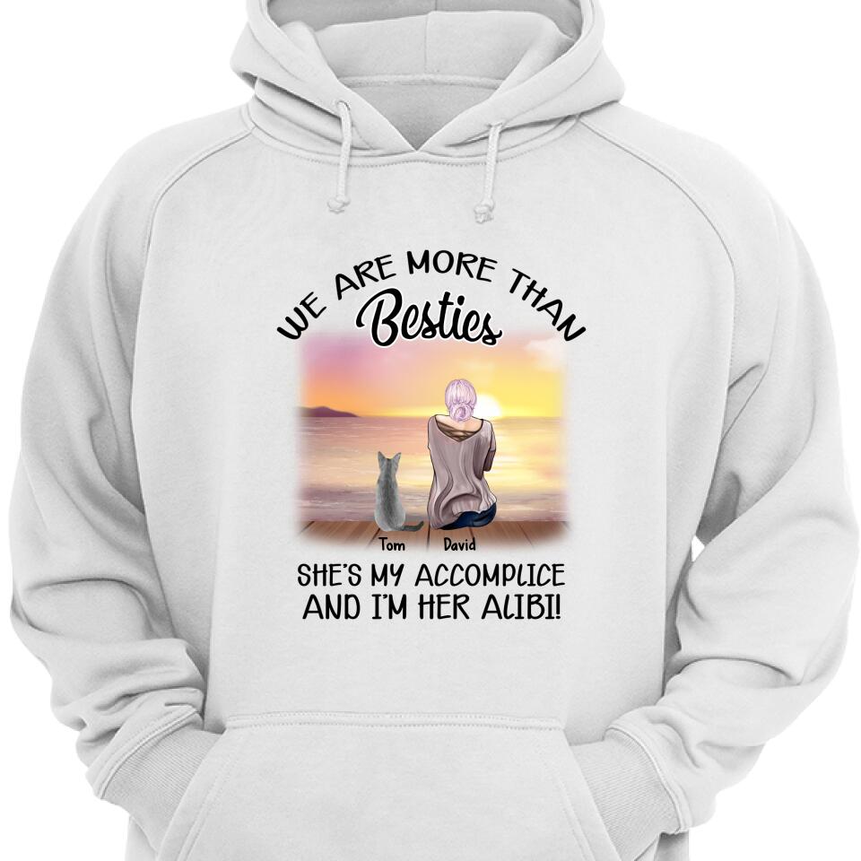 We Are More Than Besties She My Accomplice Customized Hoodie – Trending Personalized