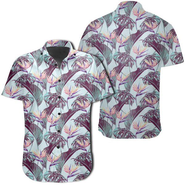 Tropical Monstera Leaf Hawaiian Shirt