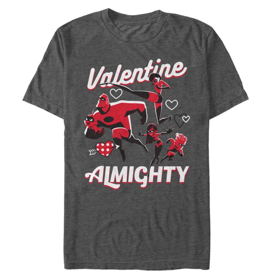 The Incredibles Men’s Valentine Almighty  T Shirt