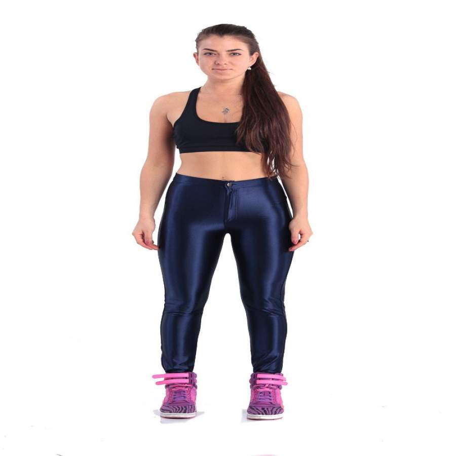 American Style Pencil Pants Shiny Disco Pants High Waist Women’s Trousers Leggings