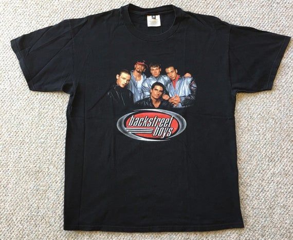 Vintage Backstreet Boys Men S Black 90S Got It Goin On 1998 Usa Tour Shirt