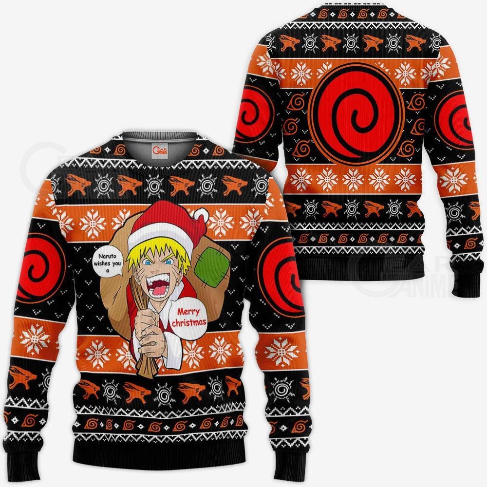 Ugly Christmas Sweater Badge Uzumaki Clan Custom Xmas Gift Va09