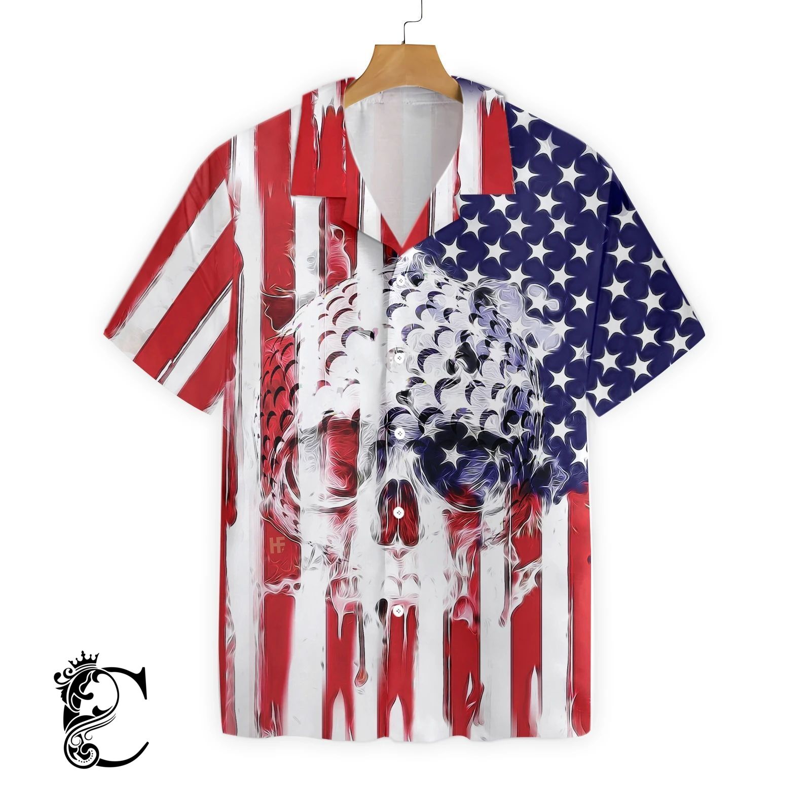 American Flag Golf Ez33 0503 Hawaiian Shirt